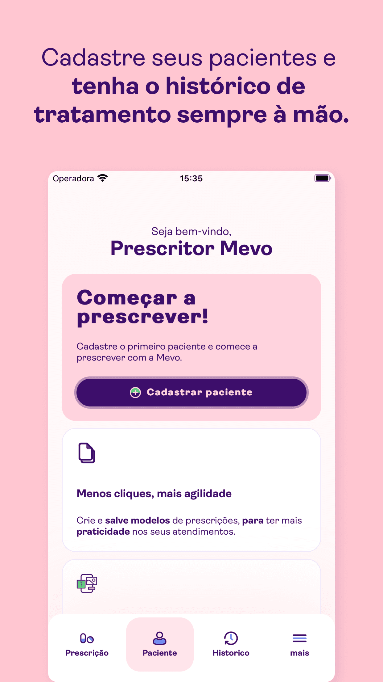 Wireframe de pacientes
