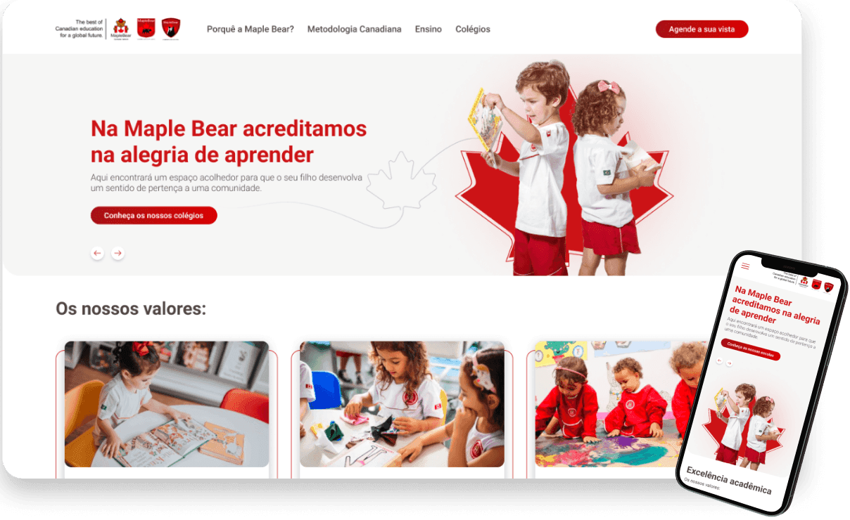 Maple Bear Portugal, capa