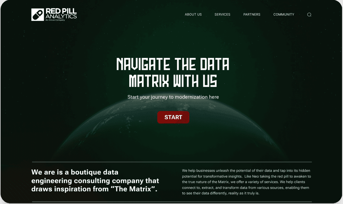 Red Pill Analytics, capa