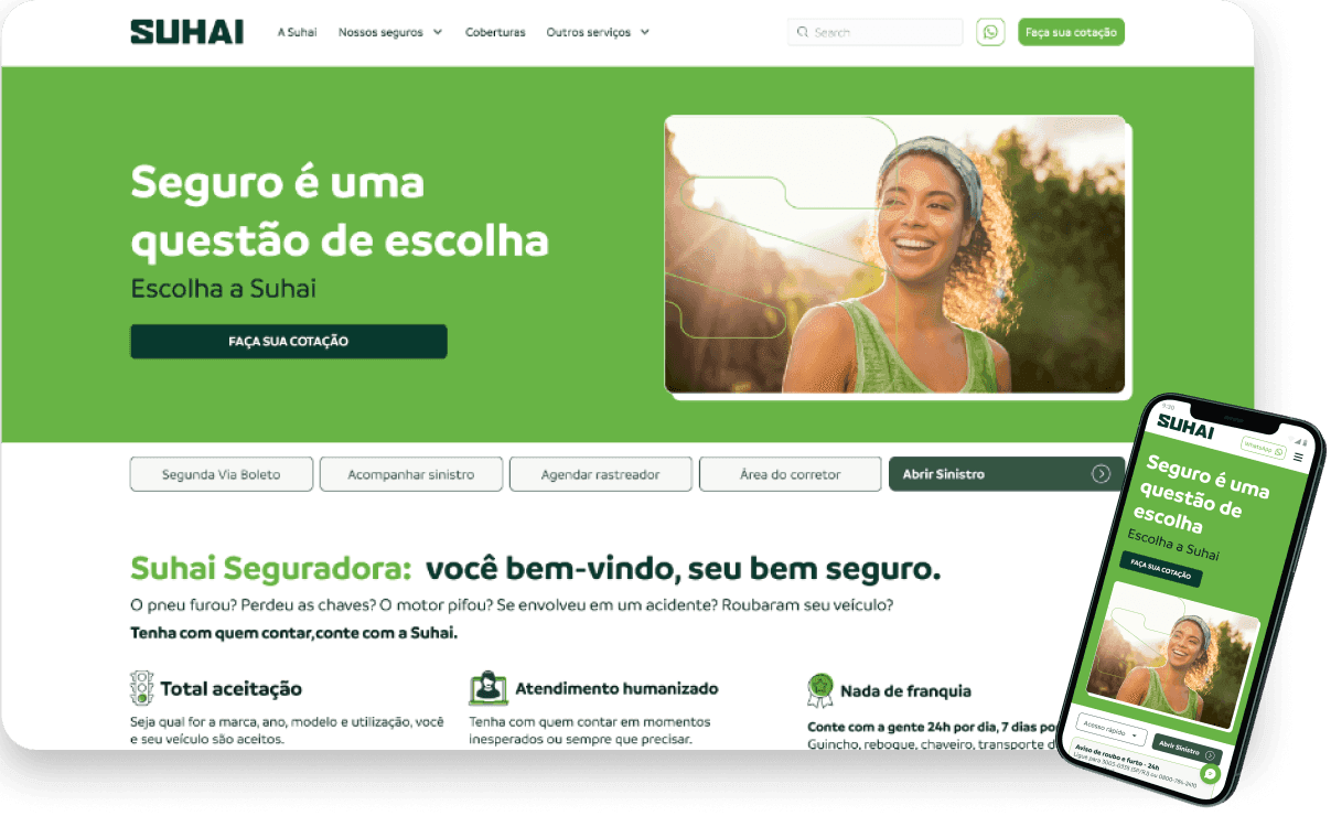 Suhai Seguradora, capa